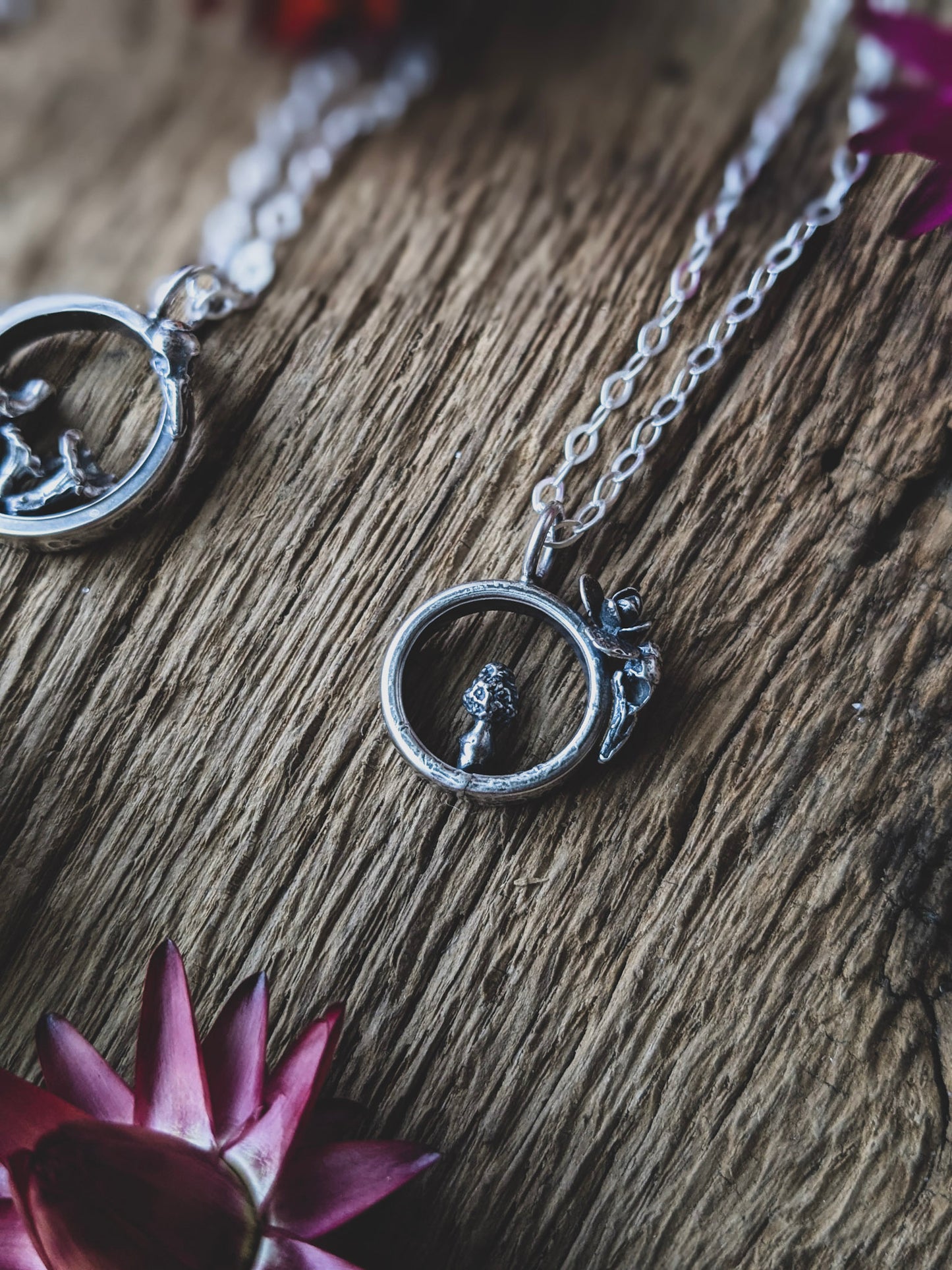 Fairy Circle Mushroom Necklace