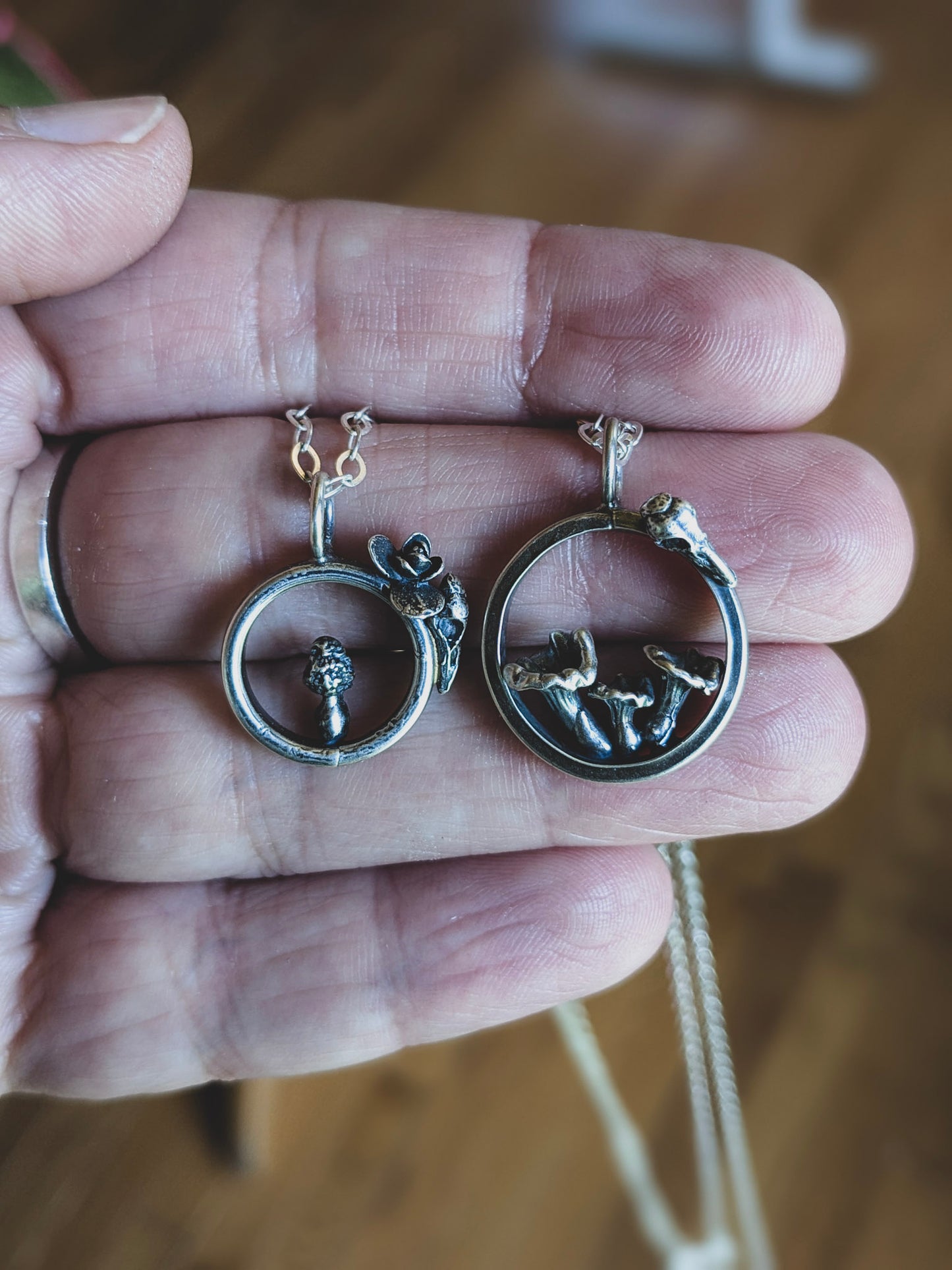 Fairy Circle Mushroom Necklace
