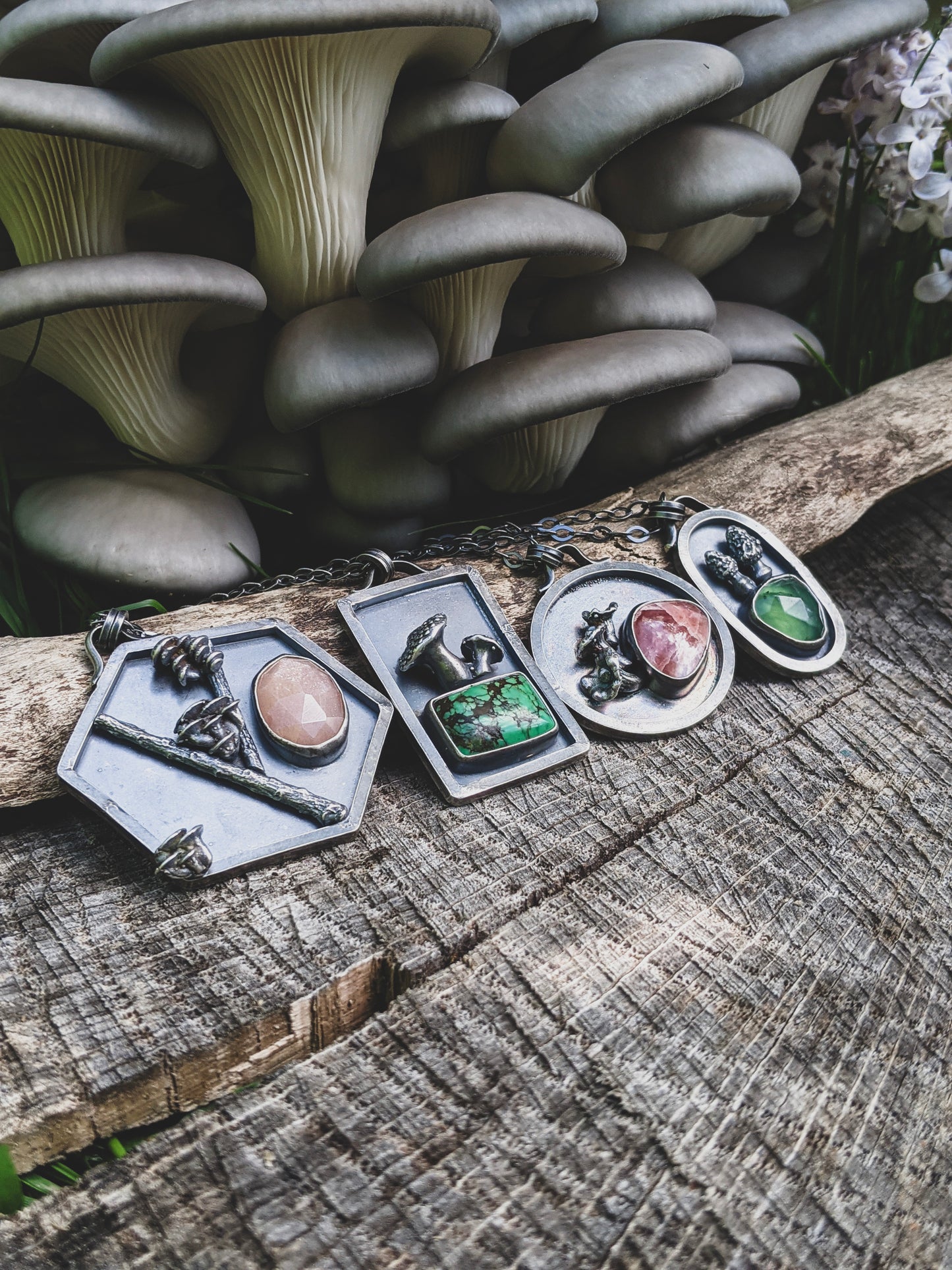 Mushroom Necklaces
