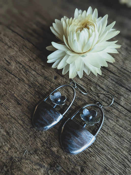 Tiny Garden Dangle Earrings