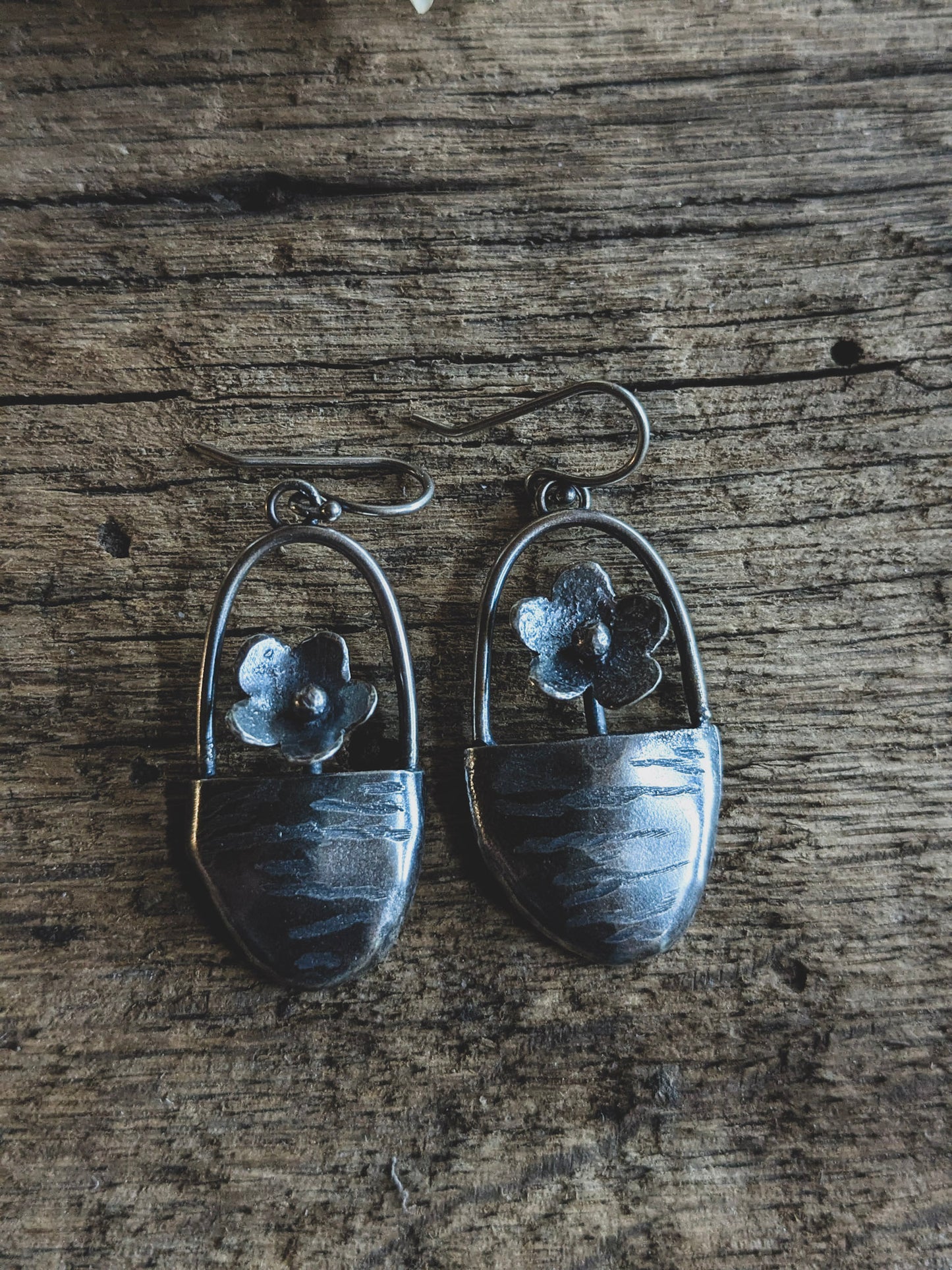 Tiny Garden Dangle Earrings