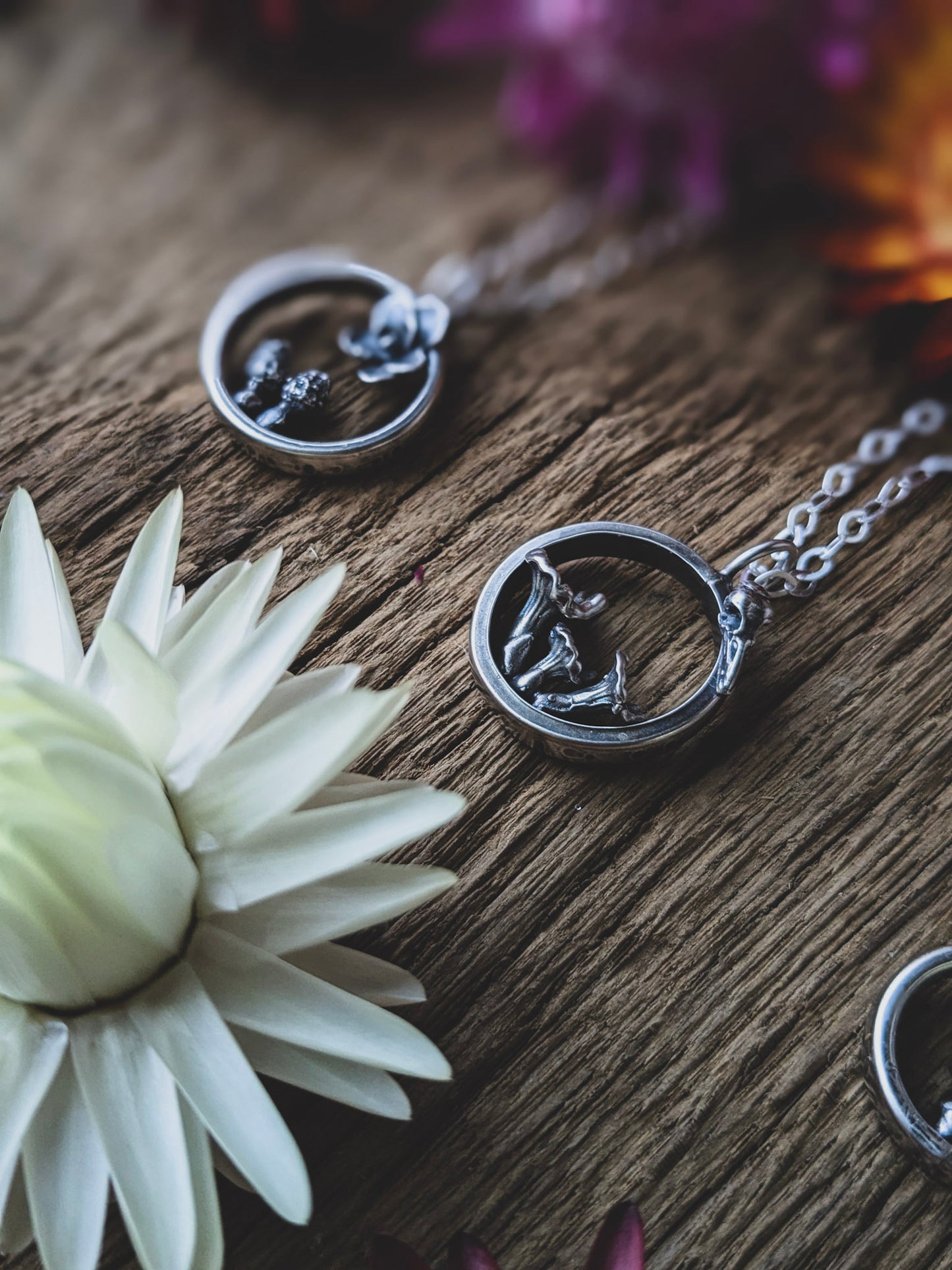Fairy Circle Mushroom Necklace