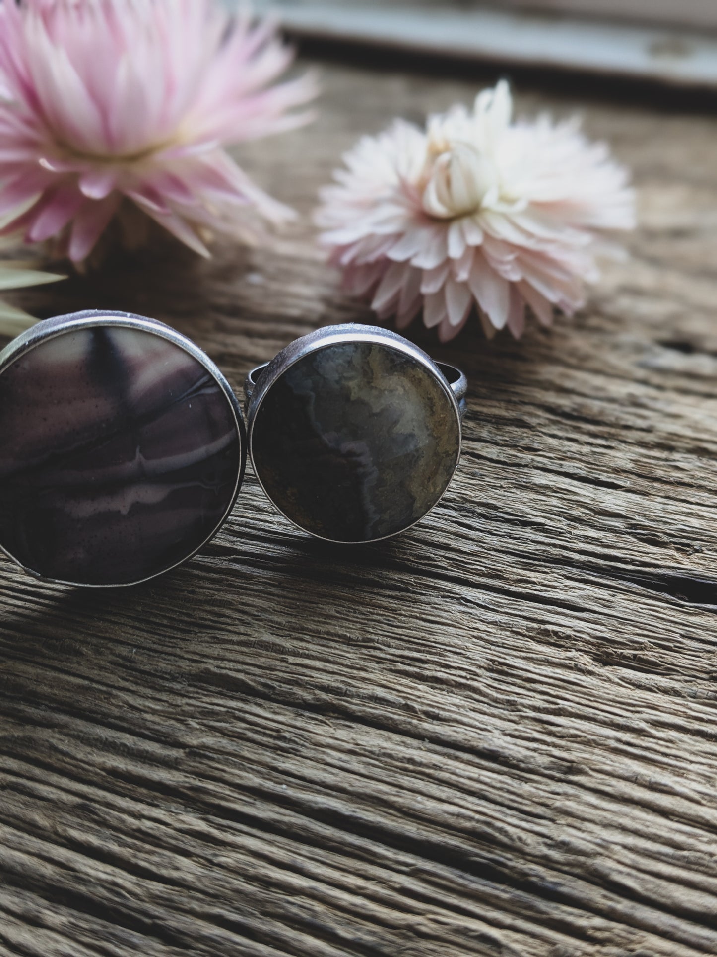 Handmade Sterling Silver Rings – Various Sizes & Cabochons - Batch 2