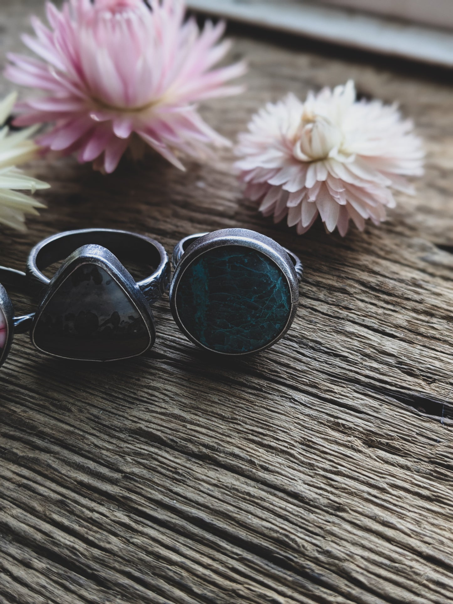 Handmade Sterling Silver Rings – Various Sizes & Cabochons - Batch 3